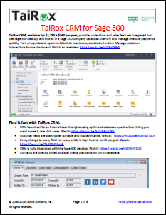 TaiRox CRM