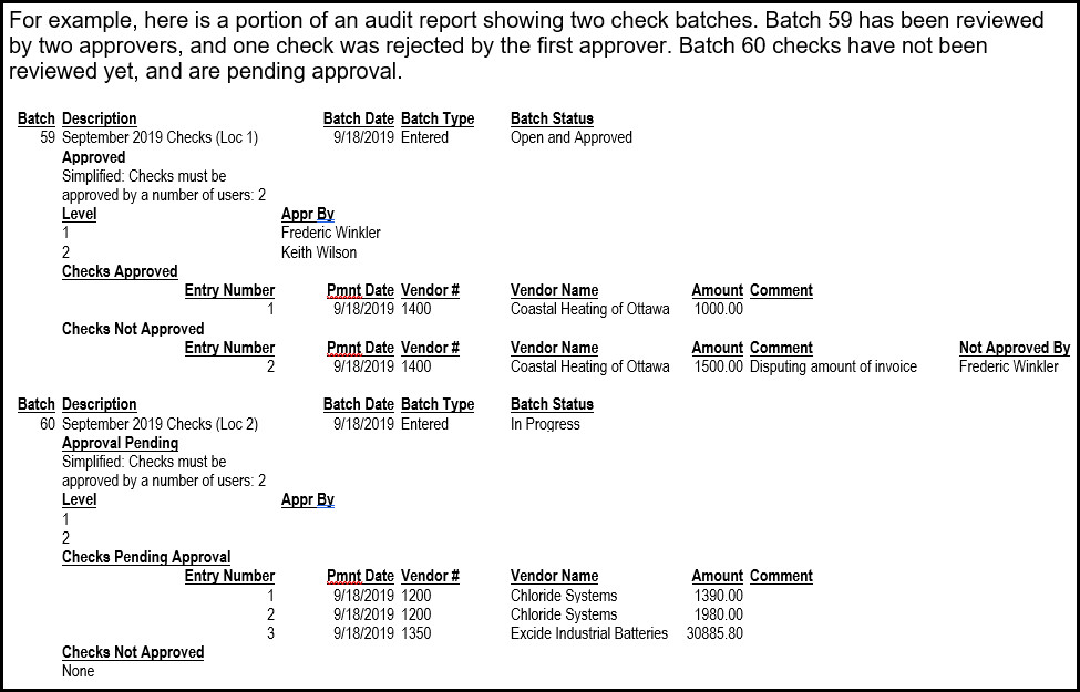 Audit Report Sample